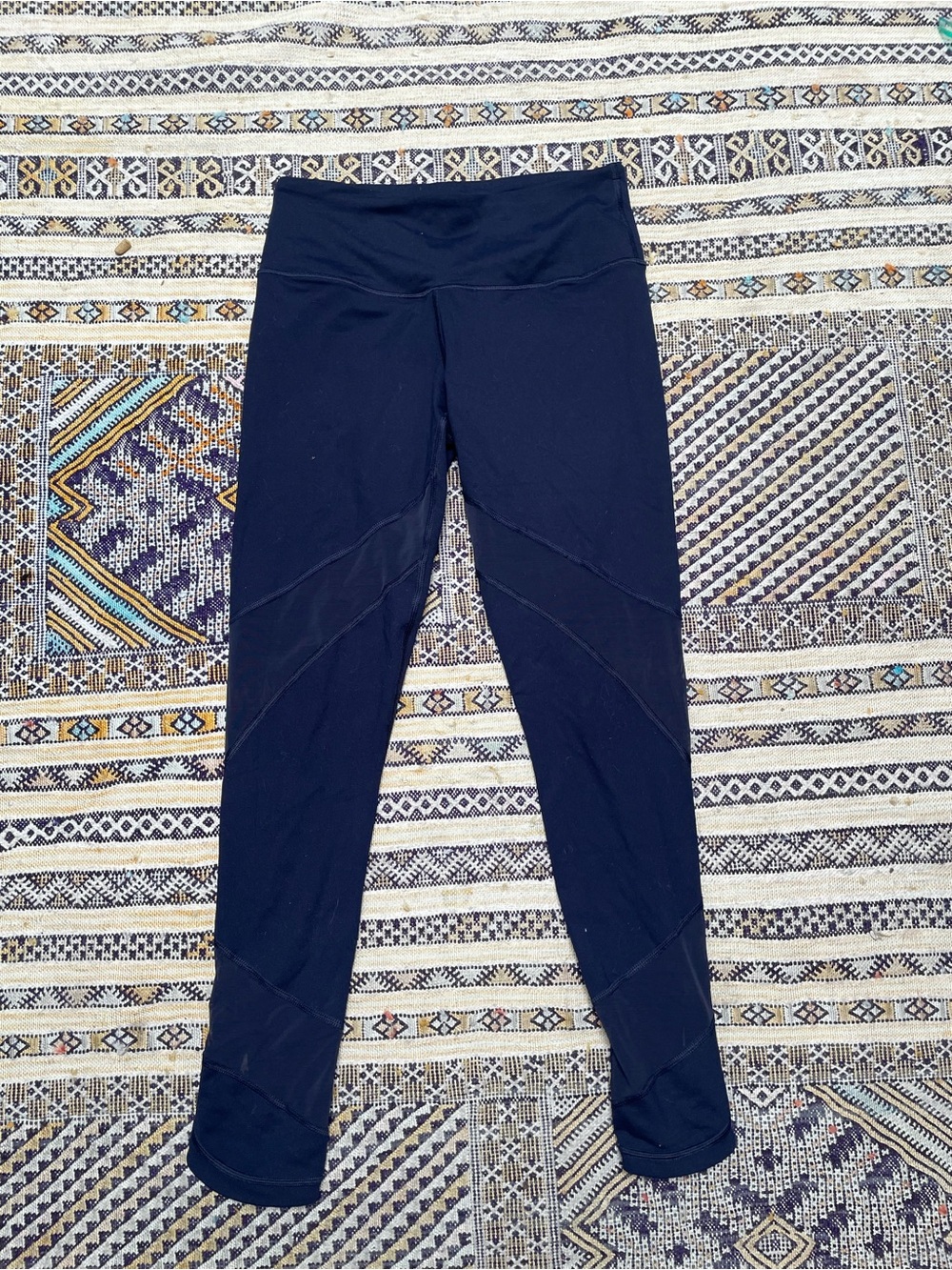 Victoria's Secret Black Leggings with Stitch Paneling